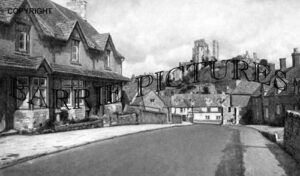 Corfe Castle, c1955