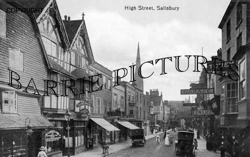 Salisbury, High Street c1925