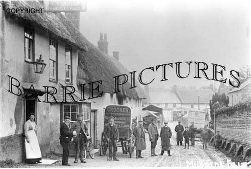 Milborne St Andrew, Village c1910
