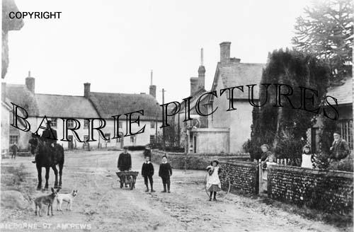 Milborne St Andrew, Village c1910