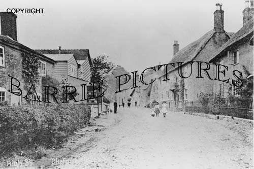 Okeford Fitzpaine, High Street c1900