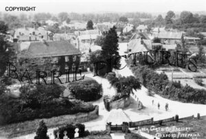 Okeford Fitzpaine, Lych Gate and Rectory c1925