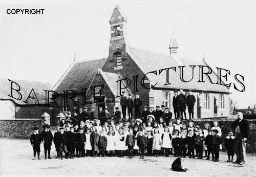 Okeford Fitzpaine, School c1900