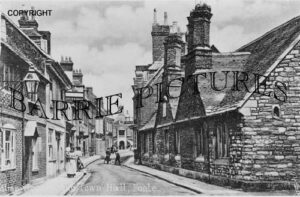Poole, Alms Houses and Town Hall c1900