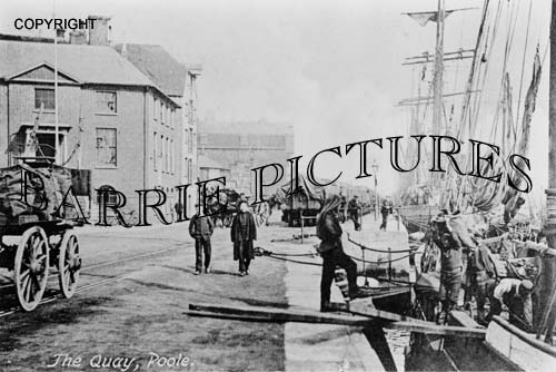 Poole, The Quay c1890
