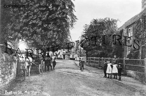 Marnhull, Burton Street c1890