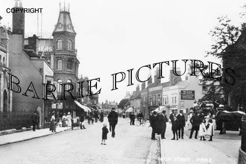Poole, High Street c1910