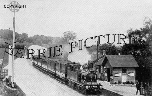 Spettisbury, Railway Station c1890