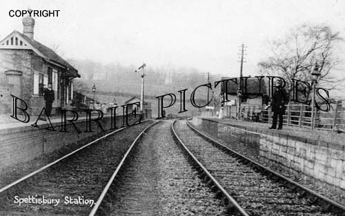 Spettisbury, Railway Station c1890