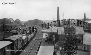 Verwood, Railway Station c1890