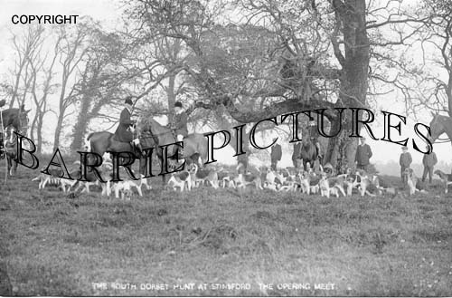 Stinsford, The Opening Meet of the South Dorset Hunt c1920