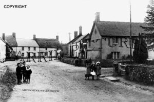 Milborne St Andrew, Village c1900
