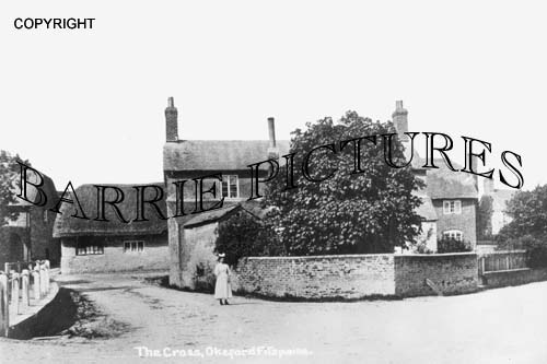 Okeford Fitzpaine, the Cross c1900