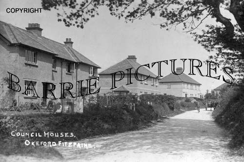 Okeford Fitzpaine, Council Houses c1920