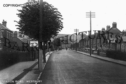 Westbury, Station Road c1945