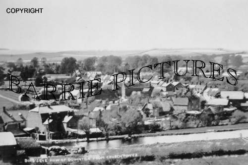 Downton, from the Church Tower c1930