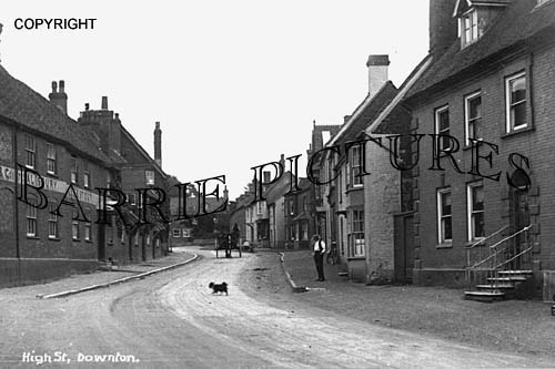 Downton, High Street c1910