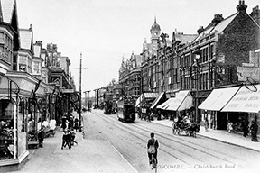 Boscombe, Christchurch Road c1900