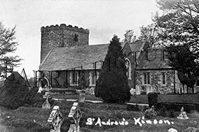 Kinson, St Andraws church c1910