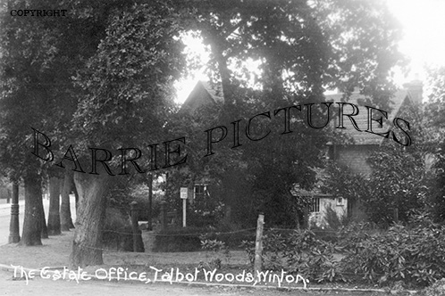 Winton, Estate Office, Talbot Wood c1920