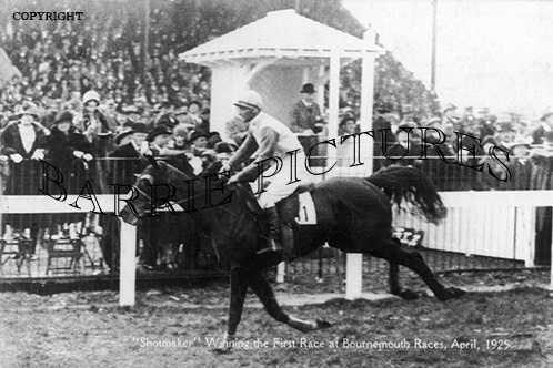 Kinson, Shotmaker Winning the First Race April 1925