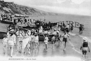 Bournemouth, on the Sands c1900