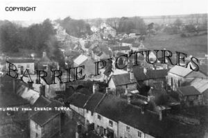 Nunney, from Church Tower c1900