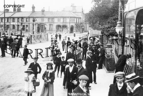 Radstock, Railway Crossing c1900