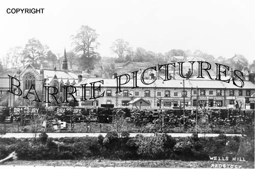 Radstock, Wells Hill c1900