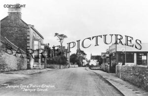 Temple Cloud, Temple Inn and Police Station c1920