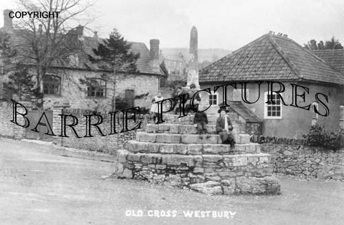 Westbury Sub Mendip, The Old Cross c1910