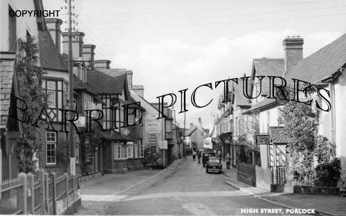 Porlock, High Street c1955