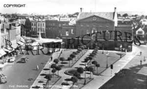 Taunton, The Parade and Town Centre c1950
