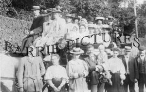 Hazelbury Plucknett, Coach Party c1900