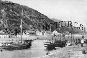 Minehead, Harbour North Hill c1900