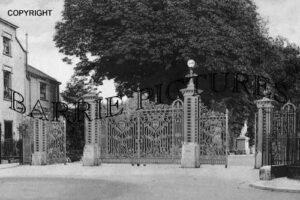 Taunton, Vivary Park Entance Gate 1906