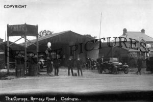 Cadnam, The Garage, Romsey Road c1930