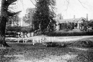 Minstead, School c1920