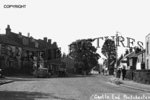 Portchester, Castle End c1955
