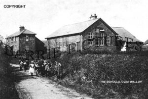 Over Wallop, School c1910