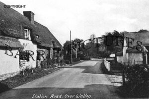 Over Wallop, Station Road c1950