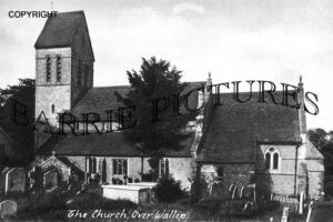 Over Wallop, Church c1910