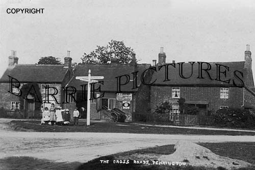 Pennington, The Cross Roads c1910