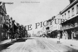 Lymington, High Street c1900