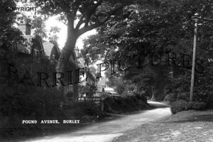Burley, Pound Avenue c1930