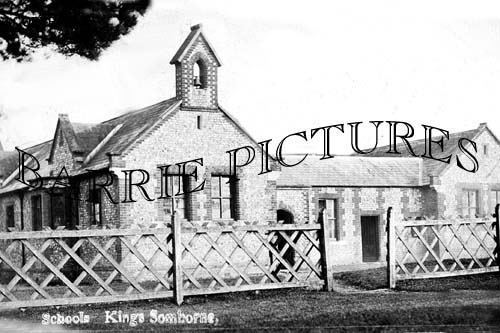 Kings Somborne, School c1910