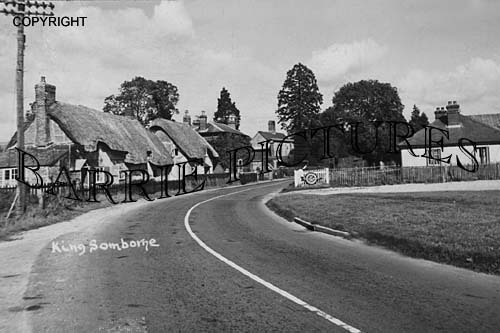 Kings Somborne, Village c1955