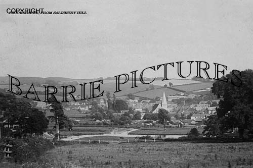 Stockbridge, from Salisbury Hill c1950