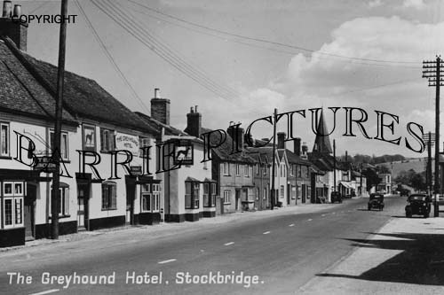 Stockbridge, The Greyhound Hotel c1950