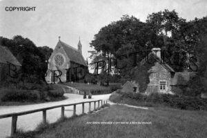 Itchen Stoke, Church and School c1920